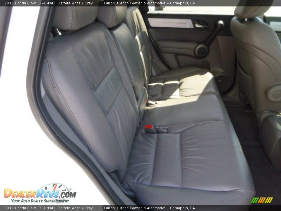 2011 Honda CR-V EX-L 4WD Taffeta White / Gray Photo #13