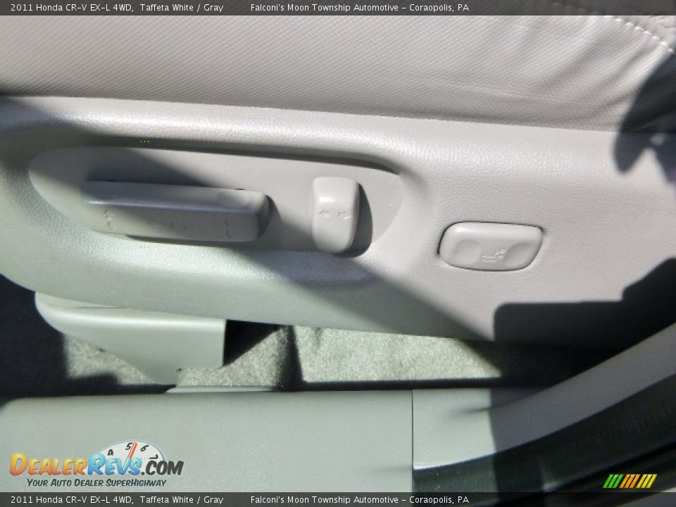 2011 Honda CR-V EX-L 4WD Taffeta White / Gray Photo #19