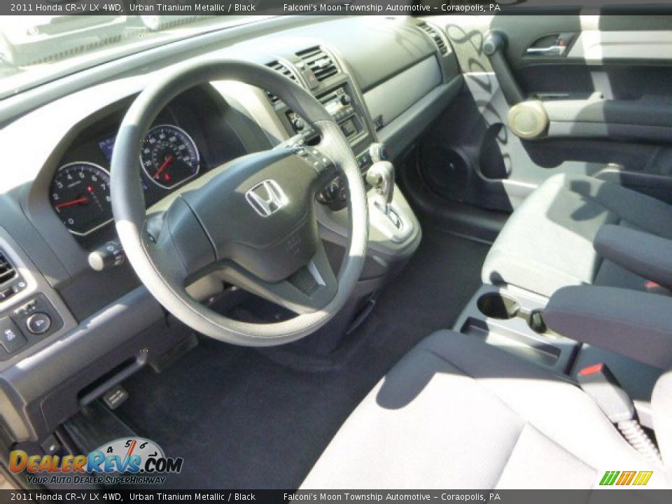 2011 Honda CR-V LX 4WD Urban Titanium Metallic / Black Photo #20
