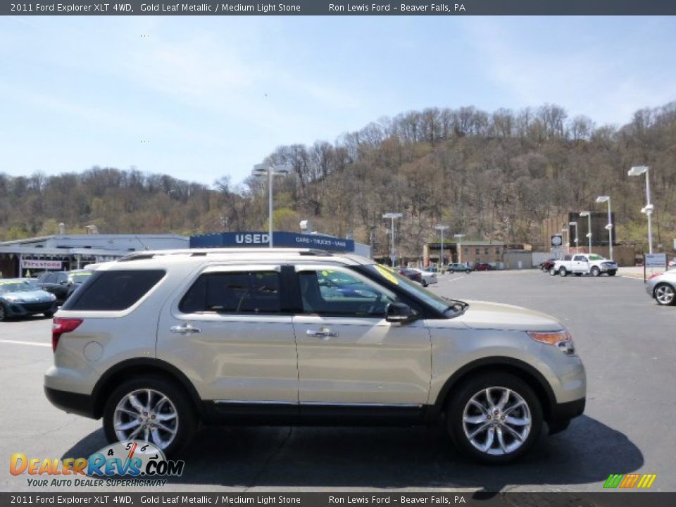 2011 Ford Explorer XLT 4WD Gold Leaf Metallic / Medium Light Stone Photo #1