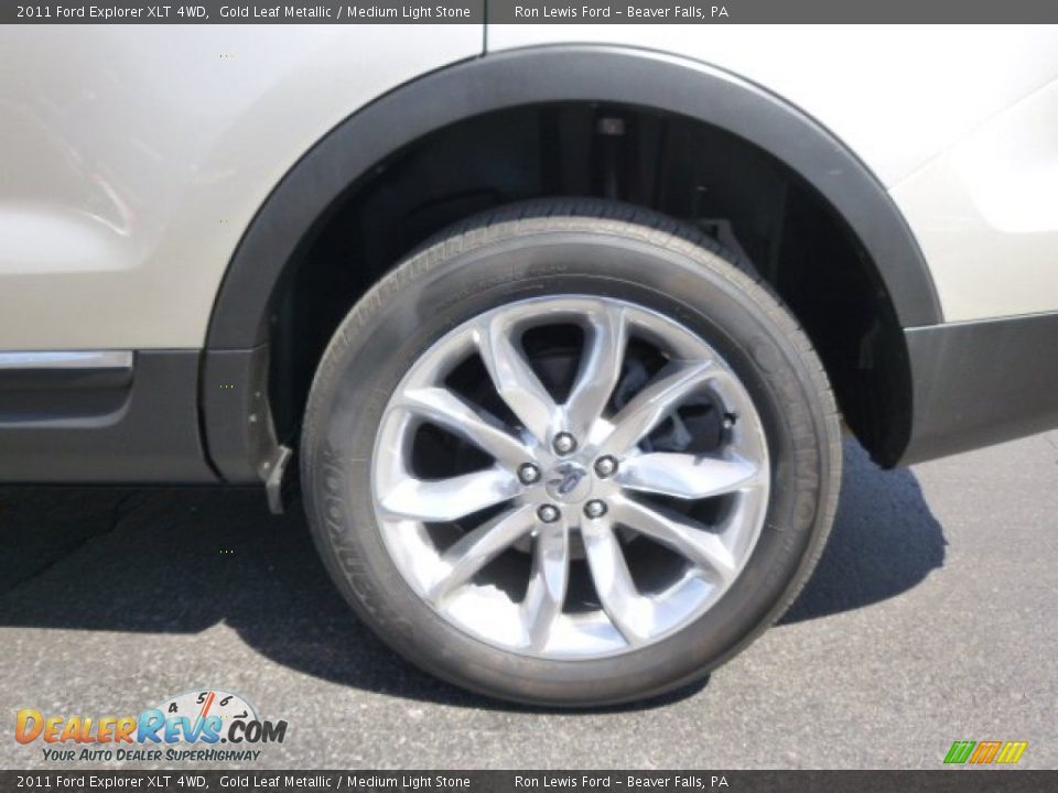 2011 Ford Explorer XLT 4WD Gold Leaf Metallic / Medium Light Stone Photo #9