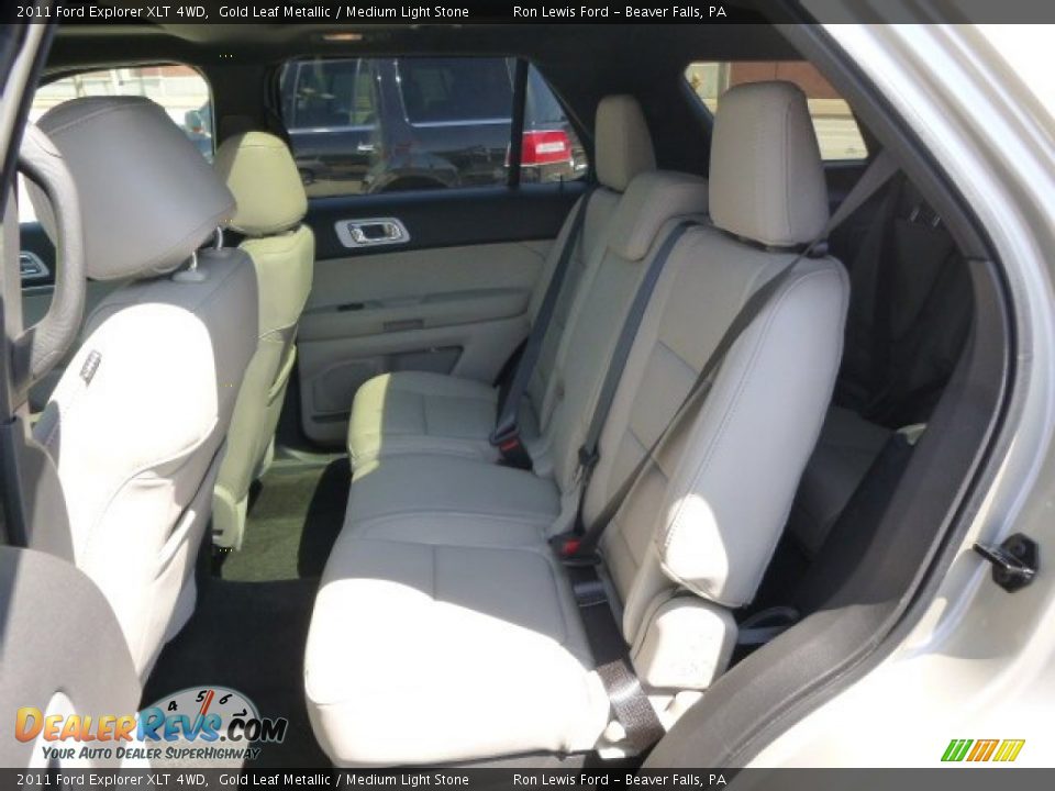 2011 Ford Explorer XLT 4WD Gold Leaf Metallic / Medium Light Stone Photo #11