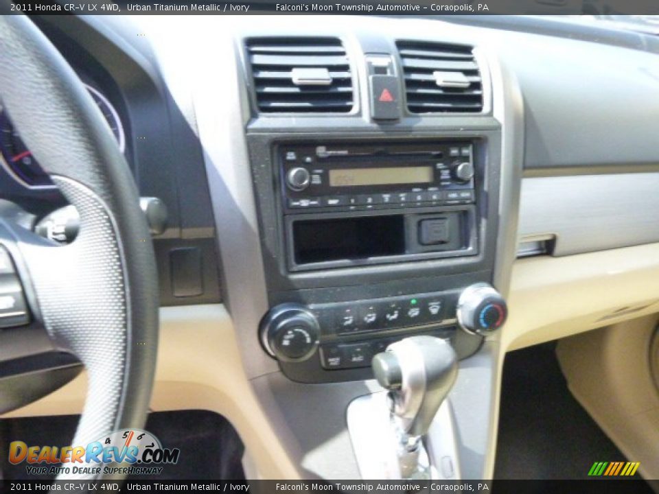 2011 Honda CR-V LX 4WD Urban Titanium Metallic / Ivory Photo #23