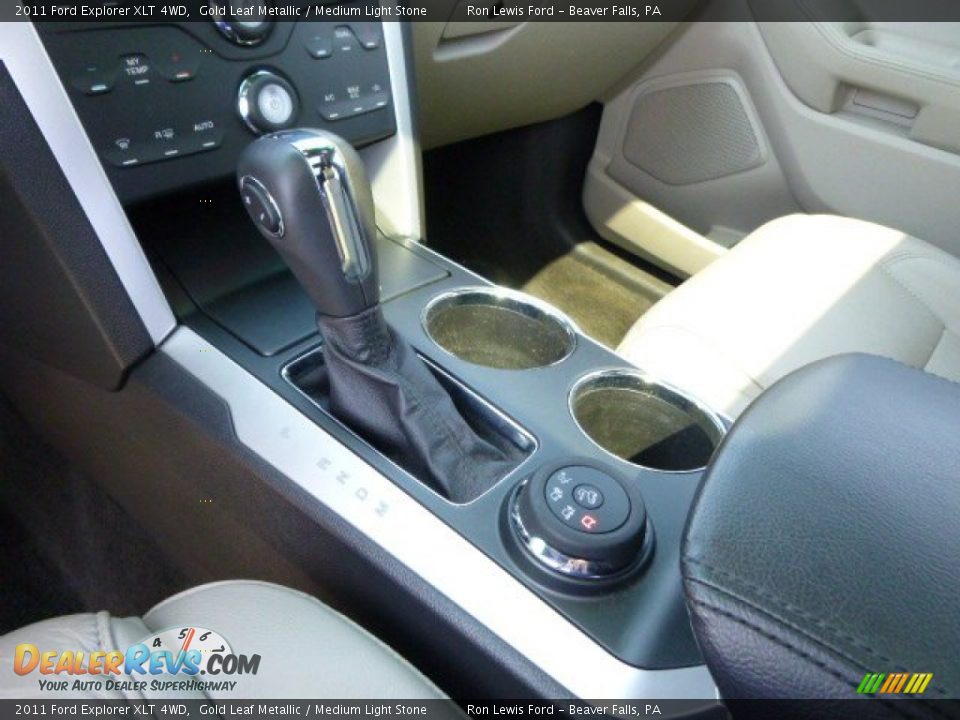 2011 Ford Explorer XLT 4WD Gold Leaf Metallic / Medium Light Stone Photo #17