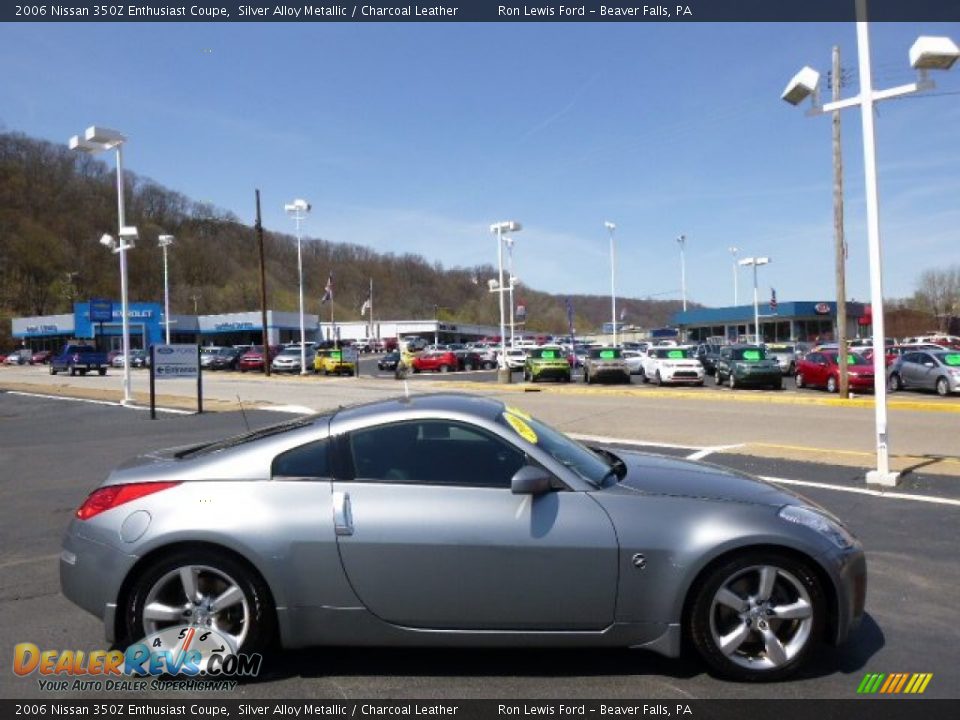 2006 Nissan 350Z Enthusiast Coupe Silver Alloy Metallic / Charcoal Leather Photo #1