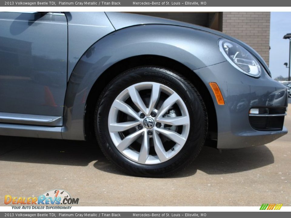 2013 Volkswagen Beetle TDI Platinum Gray Metallic / Titan Black Photo #2