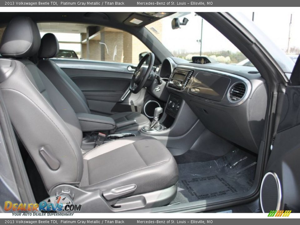 2013 Volkswagen Beetle TDI Platinum Gray Metallic / Titan Black Photo #4