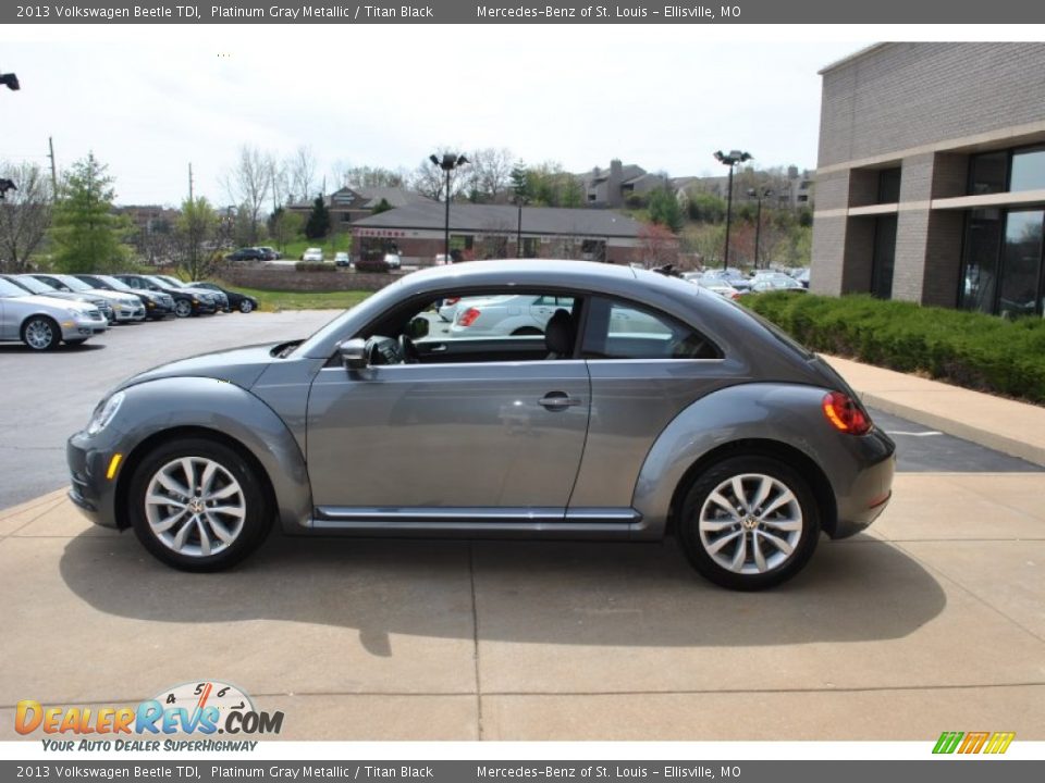 2013 Volkswagen Beetle TDI Platinum Gray Metallic / Titan Black Photo #6
