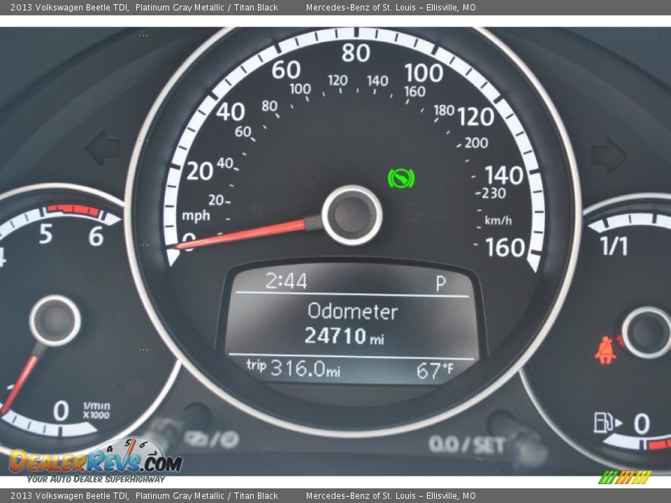 2013 Volkswagen Beetle TDI Platinum Gray Metallic / Titan Black Photo #9