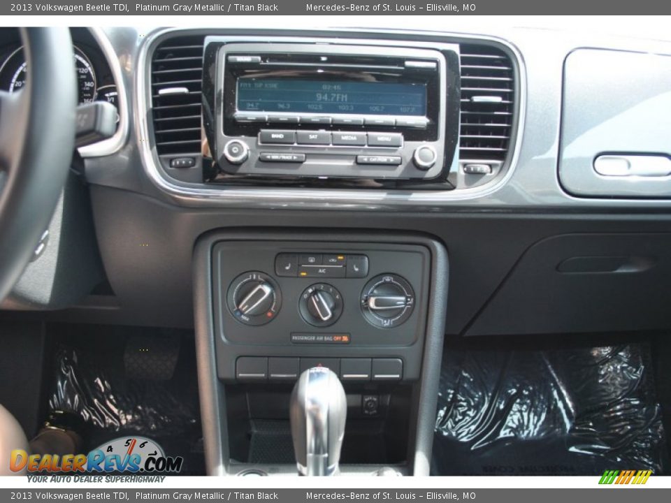 2013 Volkswagen Beetle TDI Platinum Gray Metallic / Titan Black Photo #12