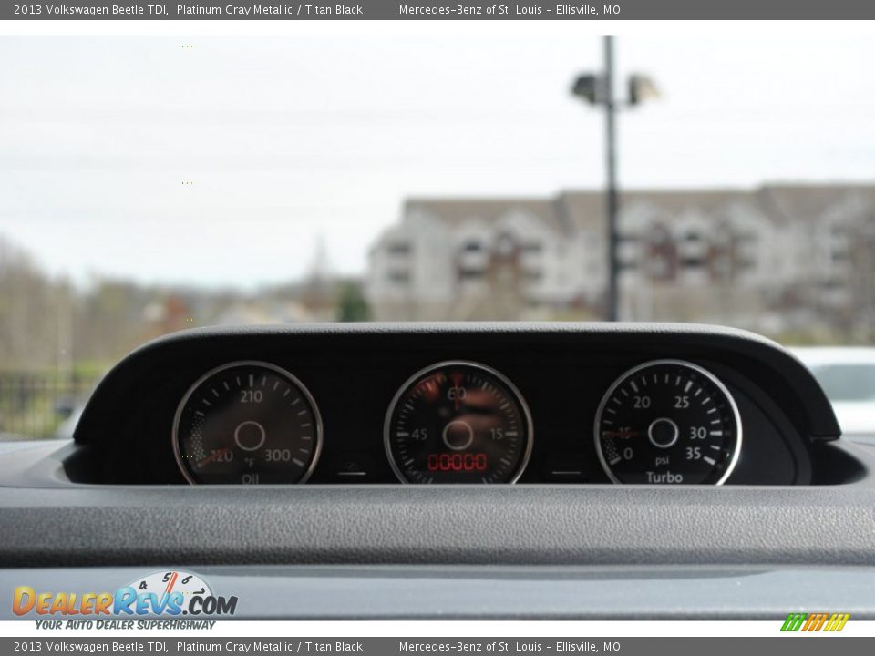 2013 Volkswagen Beetle TDI Platinum Gray Metallic / Titan Black Photo #14
