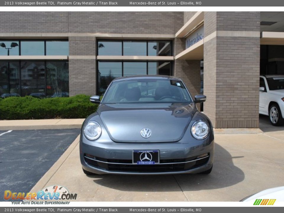 2013 Volkswagen Beetle TDI Platinum Gray Metallic / Titan Black Photo #15