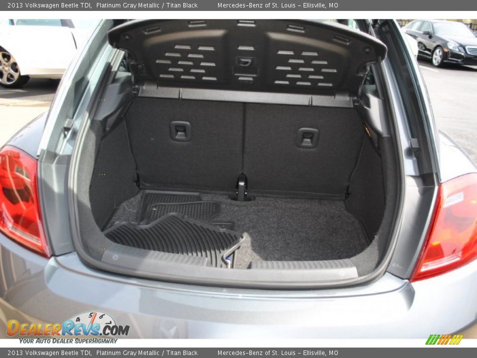 2013 Volkswagen Beetle TDI Platinum Gray Metallic / Titan Black Photo #16