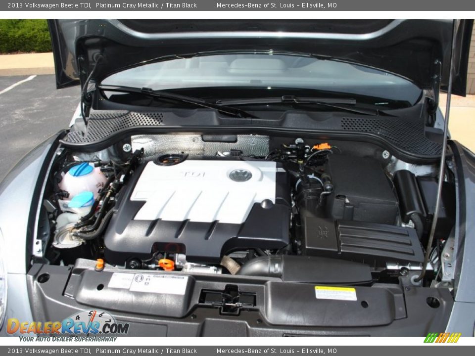 2013 Volkswagen Beetle TDI Platinum Gray Metallic / Titan Black Photo #17