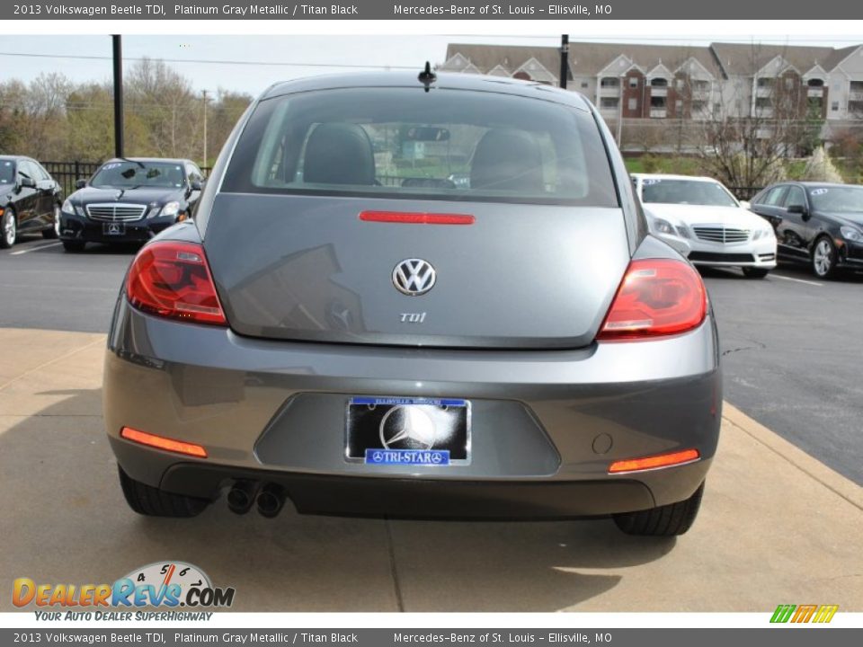 2013 Volkswagen Beetle TDI Platinum Gray Metallic / Titan Black Photo #18