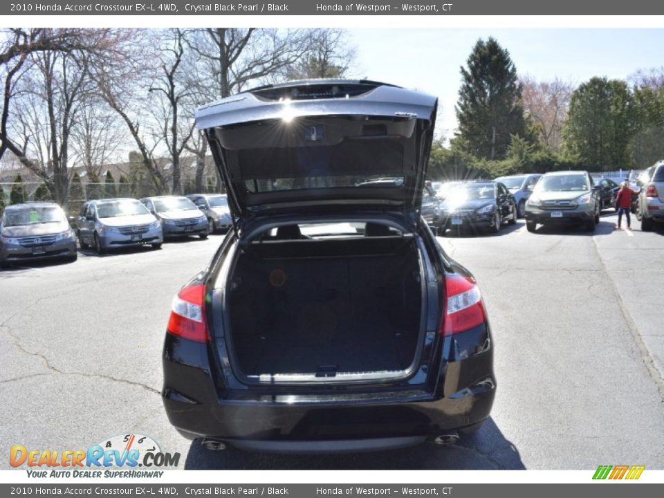2010 Honda Accord Crosstour EX-L 4WD Crystal Black Pearl / Black Photo #8