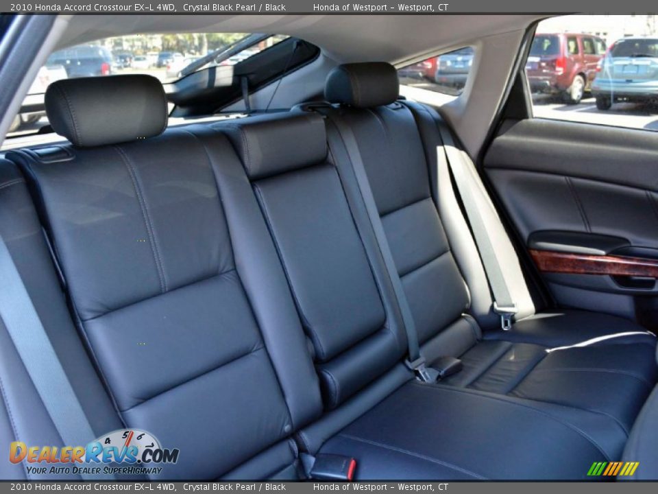 2010 Honda Accord Crosstour EX-L 4WD Crystal Black Pearl / Black Photo #15