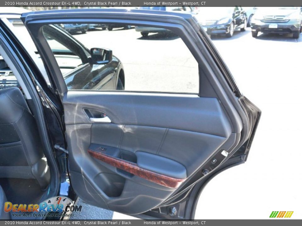 2010 Honda Accord Crosstour EX-L 4WD Crystal Black Pearl / Black Photo #16