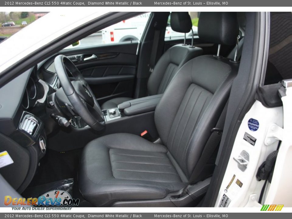 2012 Mercedes-Benz CLS 550 4Matic Coupe Diamond White Metallic / Black Photo #5