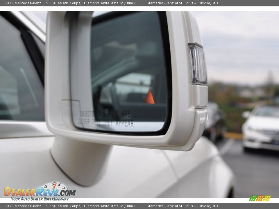 2012 Mercedes-Benz CLS 550 4Matic Coupe Diamond White Metallic / Black Photo #8