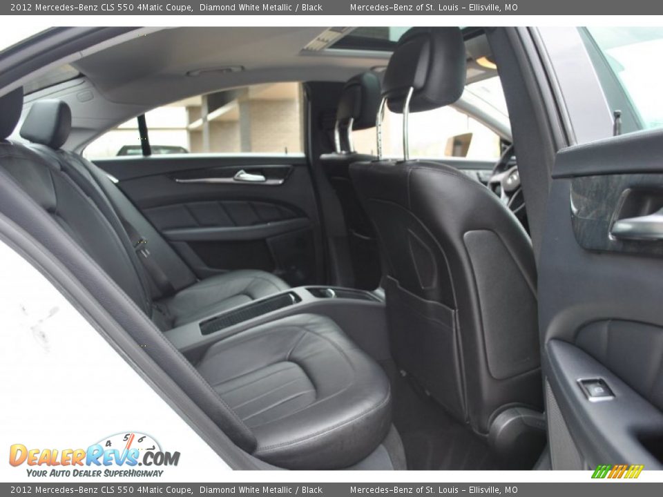 2012 Mercedes-Benz CLS 550 4Matic Coupe Diamond White Metallic / Black Photo #10
