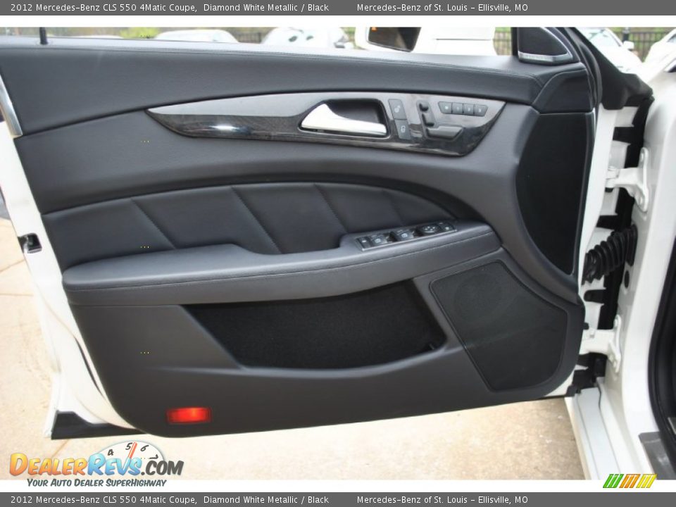 2012 Mercedes-Benz CLS 550 4Matic Coupe Diamond White Metallic / Black Photo #14