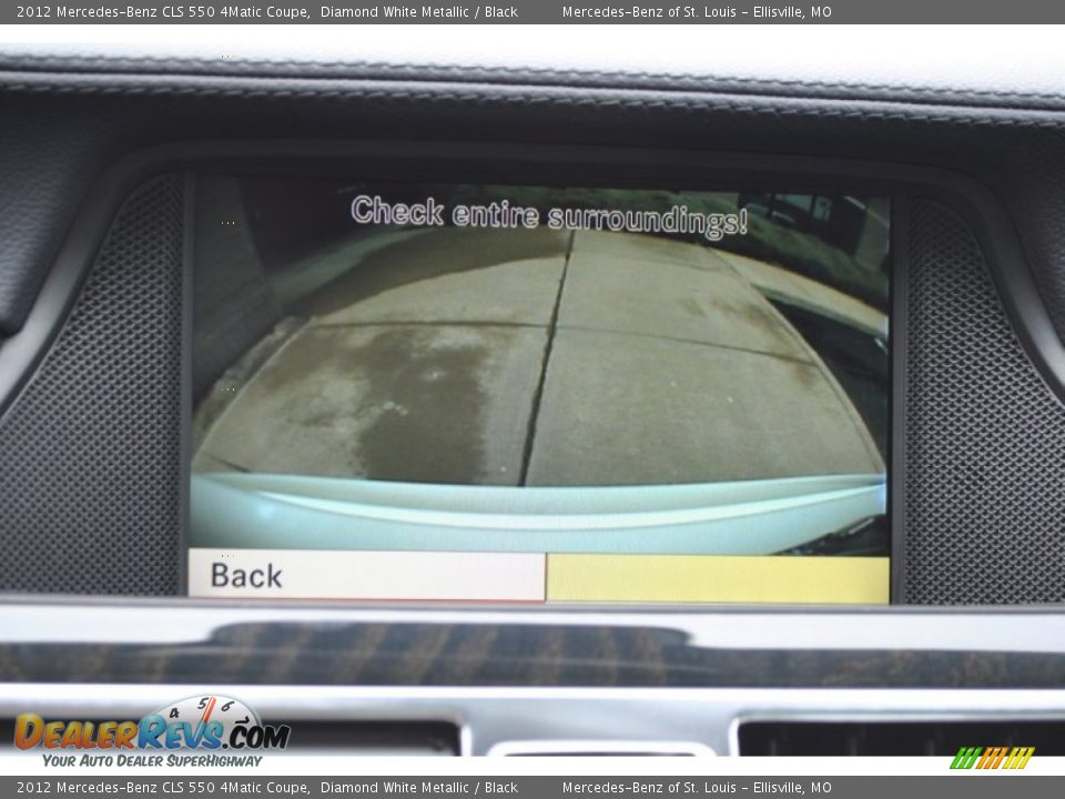 2012 Mercedes-Benz CLS 550 4Matic Coupe Diamond White Metallic / Black Photo #18