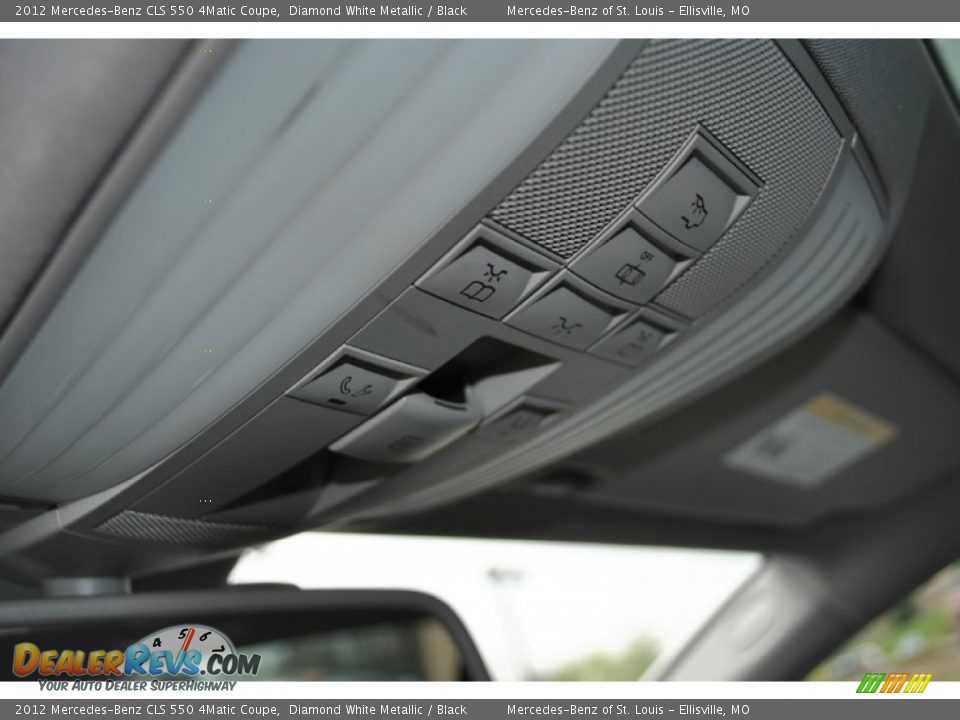 2012 Mercedes-Benz CLS 550 4Matic Coupe Diamond White Metallic / Black Photo #19