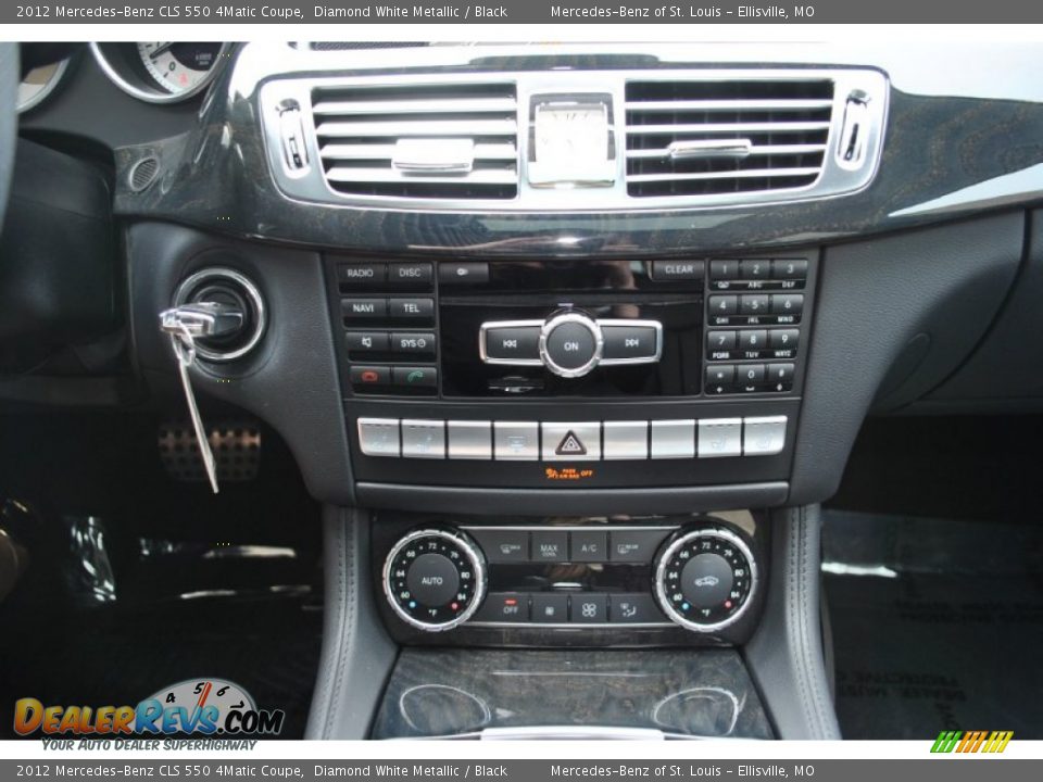 2012 Mercedes-Benz CLS 550 4Matic Coupe Diamond White Metallic / Black Photo #20