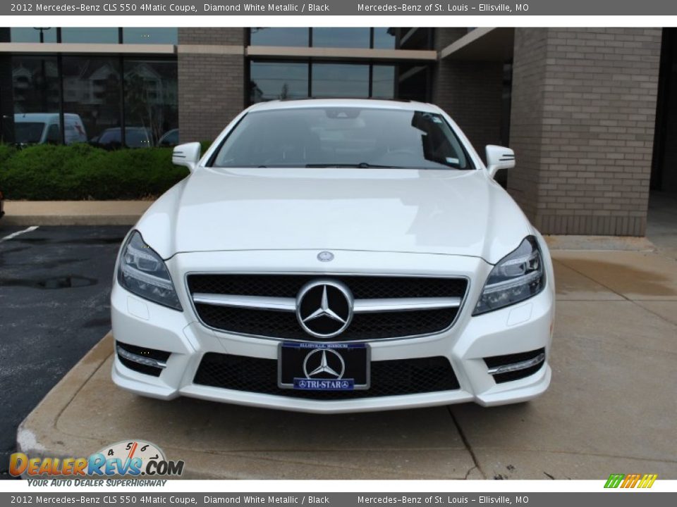 2012 Mercedes-Benz CLS 550 4Matic Coupe Diamond White Metallic / Black Photo #22