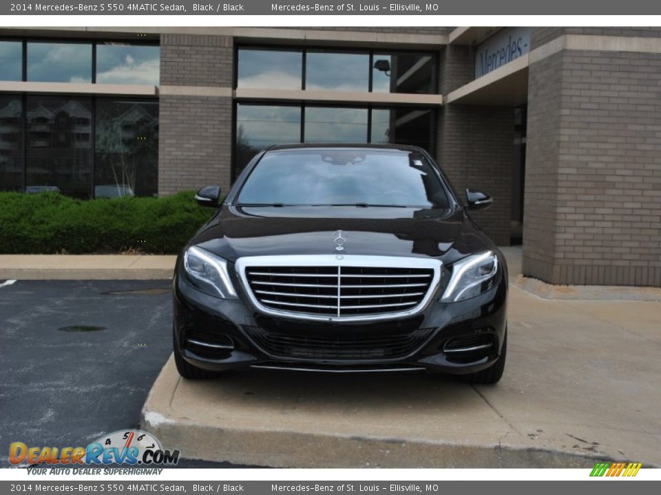 2014 Mercedes-Benz S 550 4MATIC Sedan Black / Black Photo #6