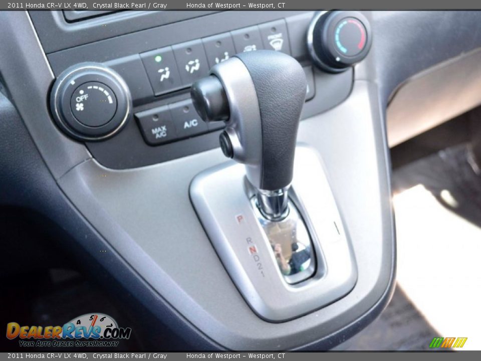 2011 Honda CR-V LX 4WD Crystal Black Pearl / Gray Photo #13