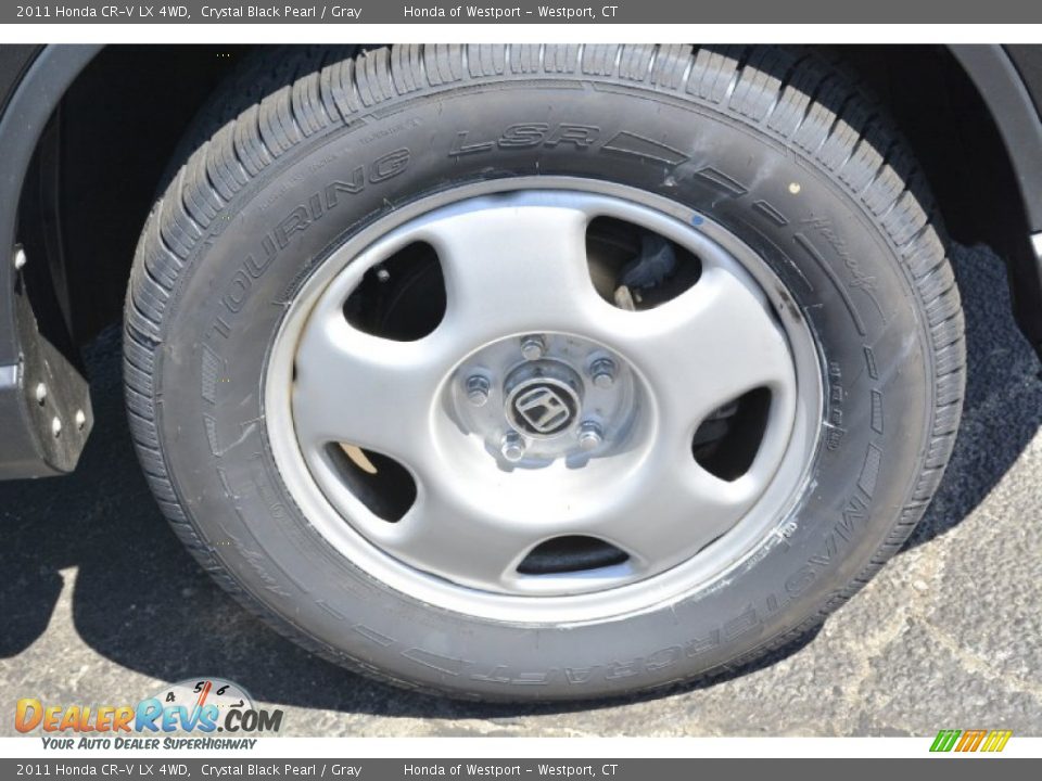 2011 Honda CR-V LX 4WD Crystal Black Pearl / Gray Photo #20