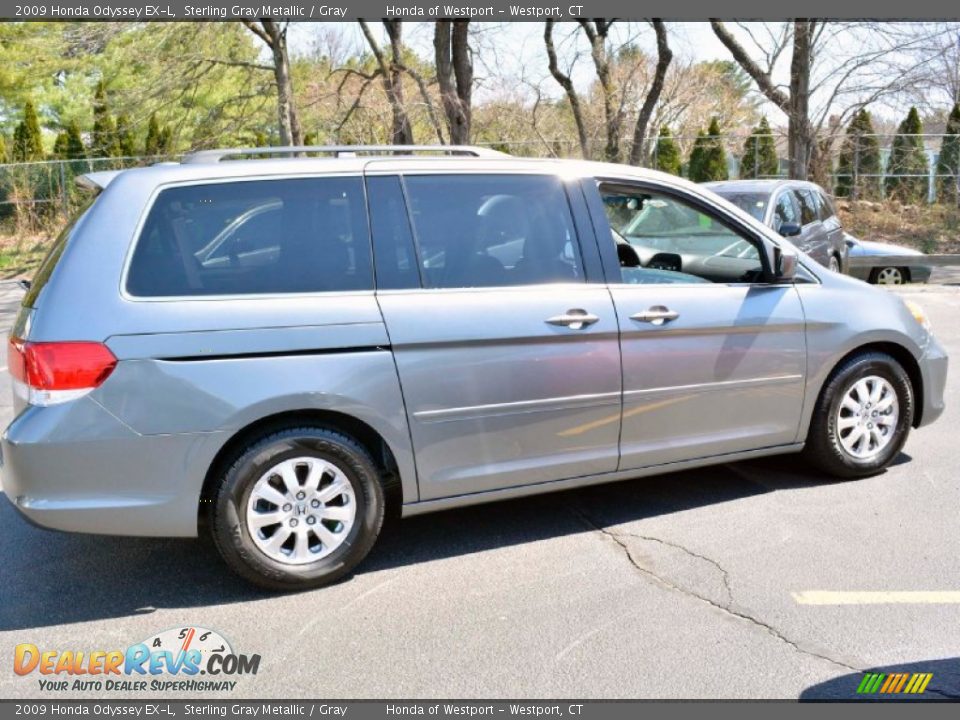 2009 Honda Odyssey EX-L Sterling Gray Metallic / Gray Photo #4