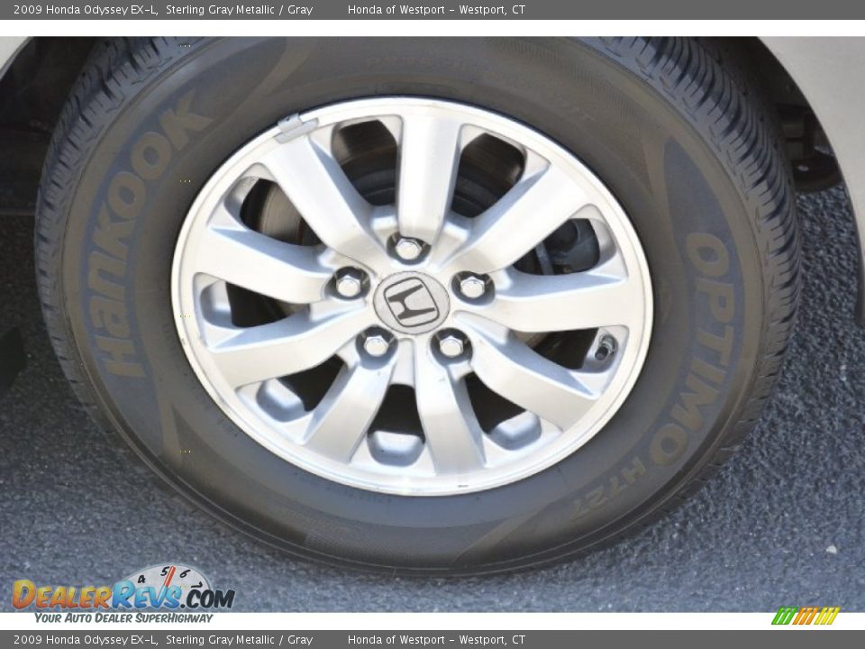2009 Honda Odyssey EX-L Sterling Gray Metallic / Gray Photo #21