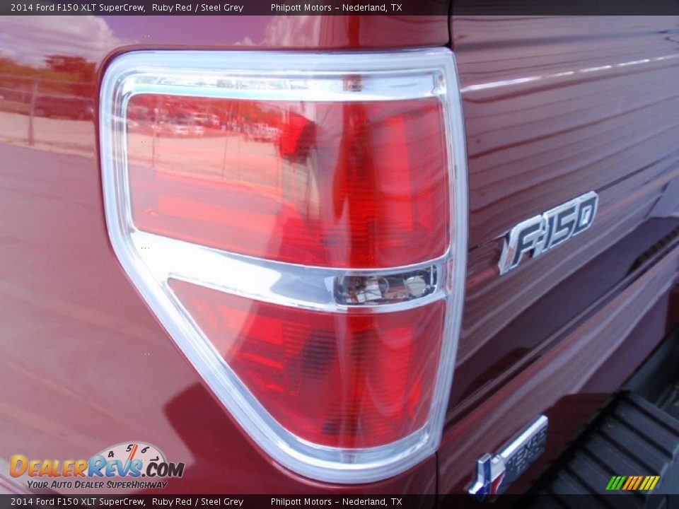2014 Ford F150 XLT SuperCrew Ruby Red / Steel Grey Photo #18