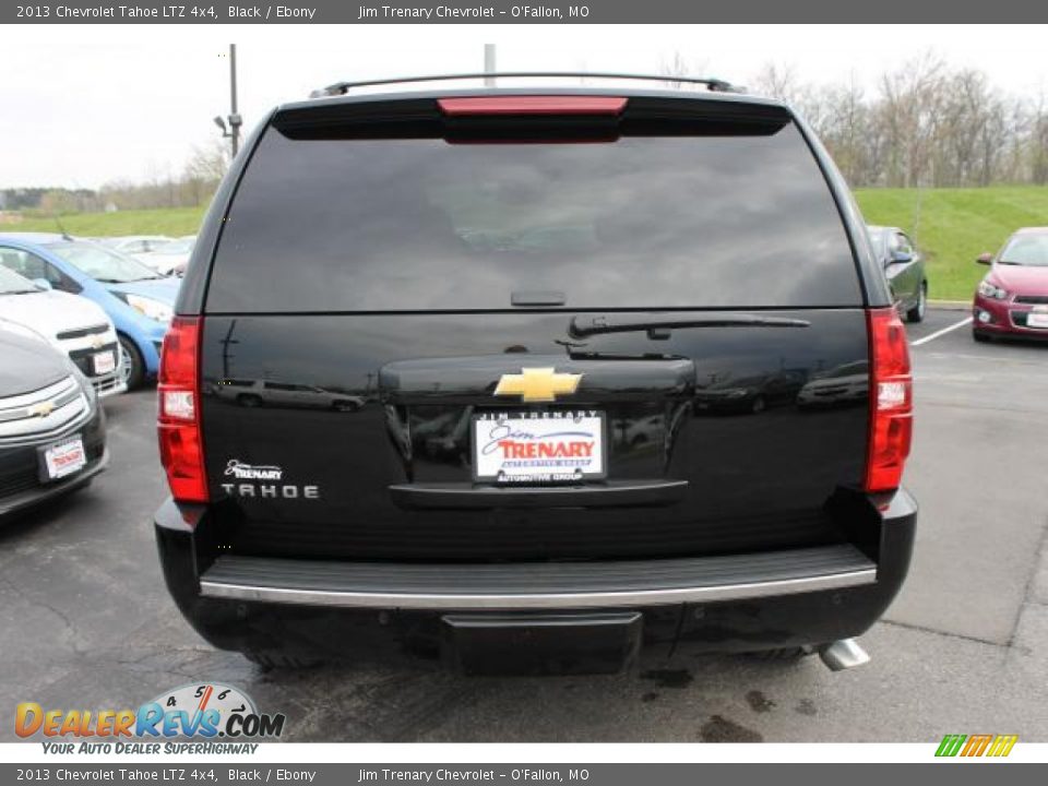 2013 Chevrolet Tahoe LTZ 4x4 Black / Ebony Photo #6