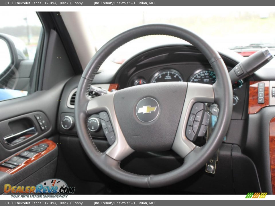 2013 Chevrolet Tahoe LTZ 4x4 Black / Ebony Photo #11