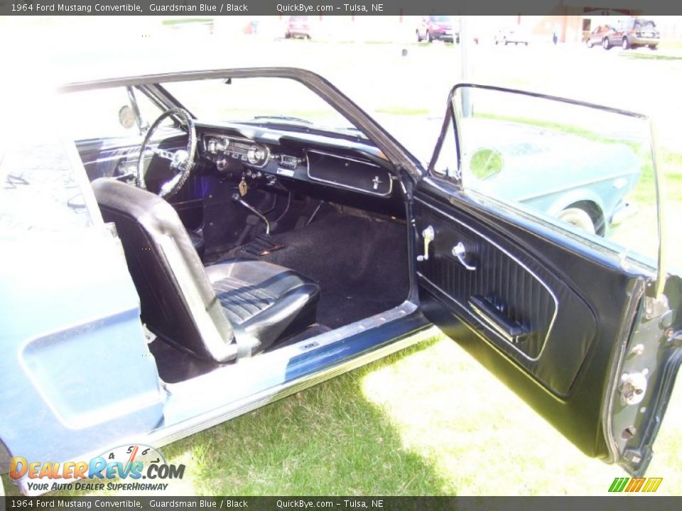 1964 Ford Mustang Convertible Guardsman Blue / Black Photo #14