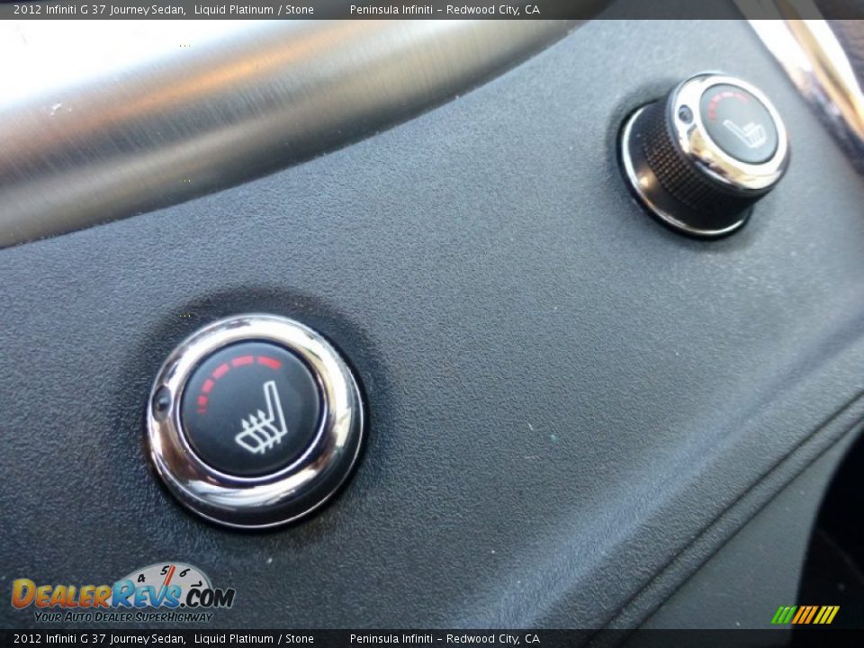 2012 Infiniti G 37 Journey Sedan Liquid Platinum / Stone Photo #9