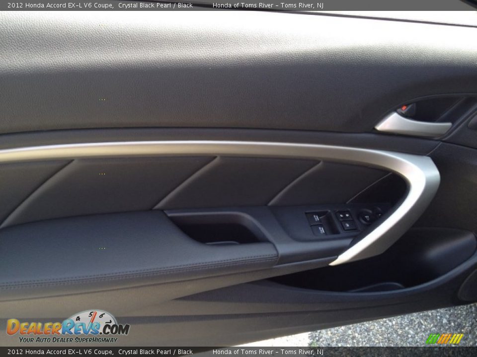 2012 Honda Accord EX-L V6 Coupe Crystal Black Pearl / Black Photo #10