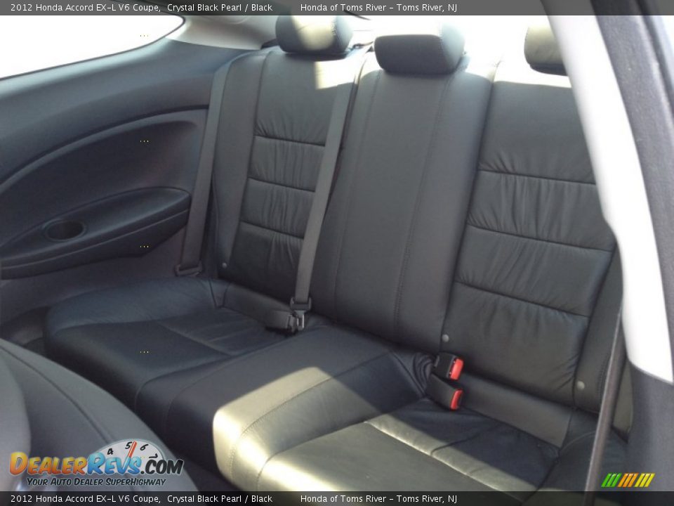 2012 Honda Accord EX-L V6 Coupe Crystal Black Pearl / Black Photo #16