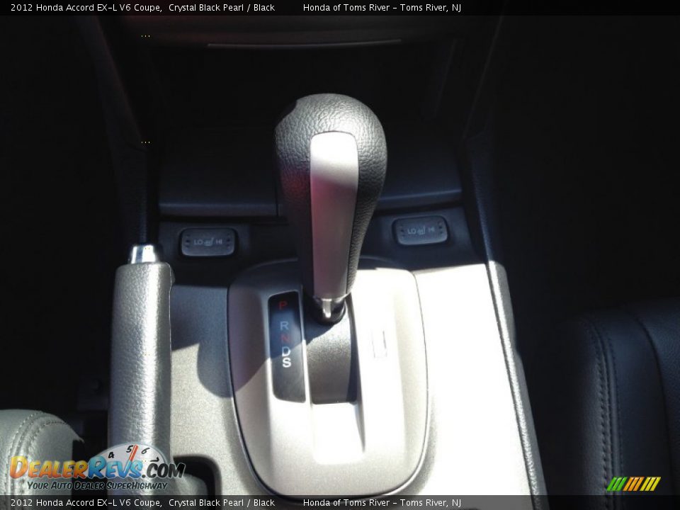 2012 Honda Accord EX-L V6 Coupe Crystal Black Pearl / Black Photo #17
