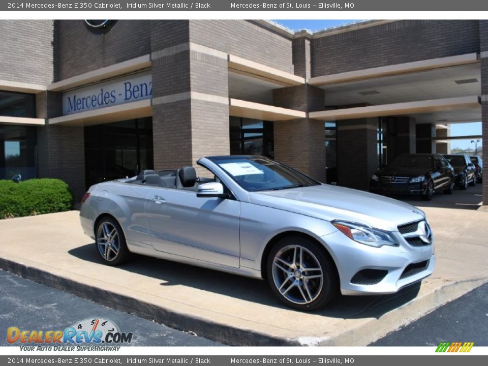 2014 Mercedes-Benz E 350 Cabriolet Iridium Silver Metallic / Black Photo #1