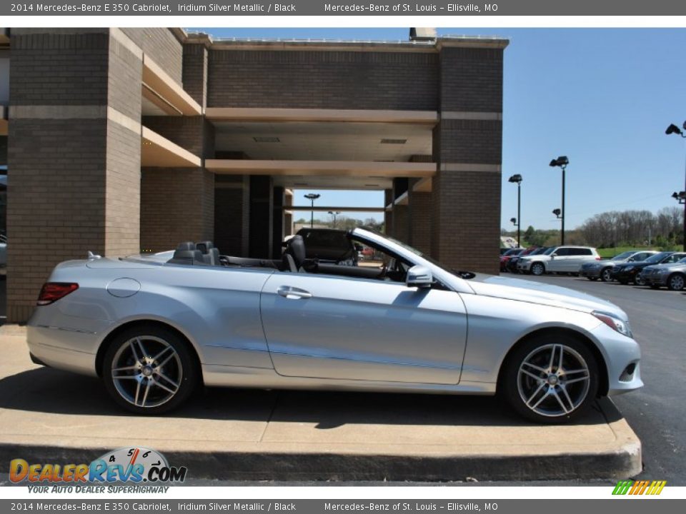 2014 Mercedes-Benz E 350 Cabriolet Iridium Silver Metallic / Black Photo #2