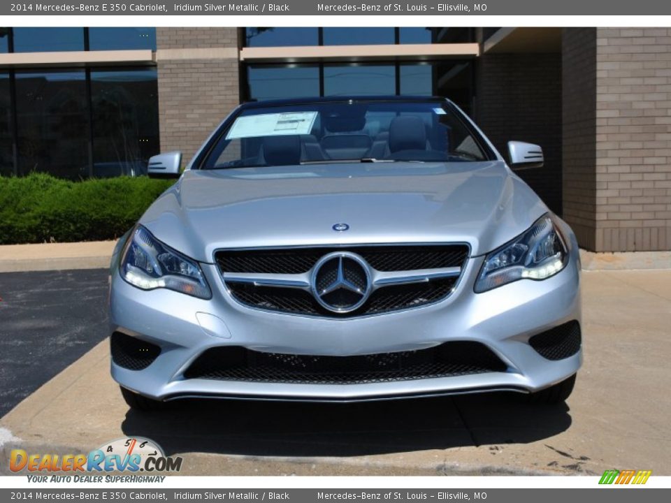 2014 Mercedes-Benz E 350 Cabriolet Iridium Silver Metallic / Black Photo #6