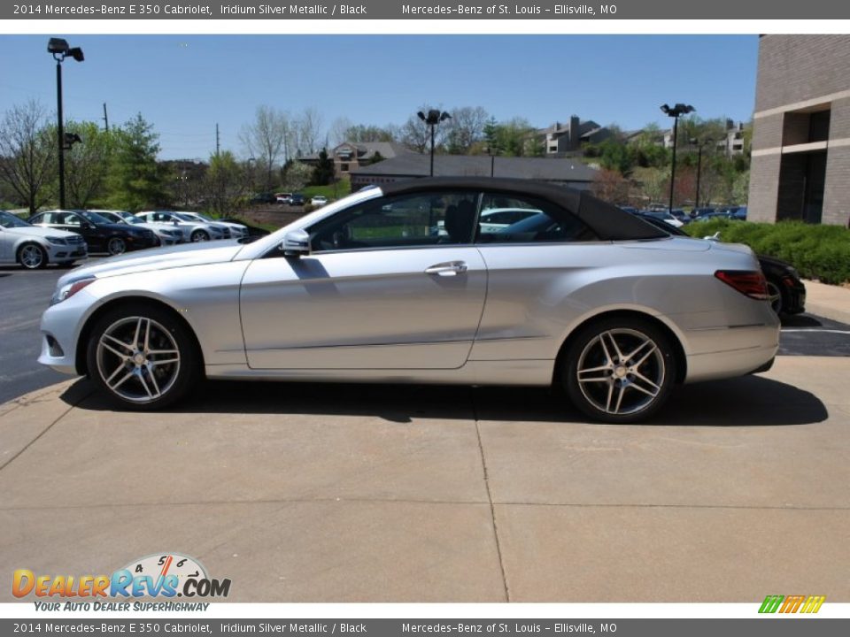 2014 Mercedes-Benz E 350 Cabriolet Iridium Silver Metallic / Black Photo #7