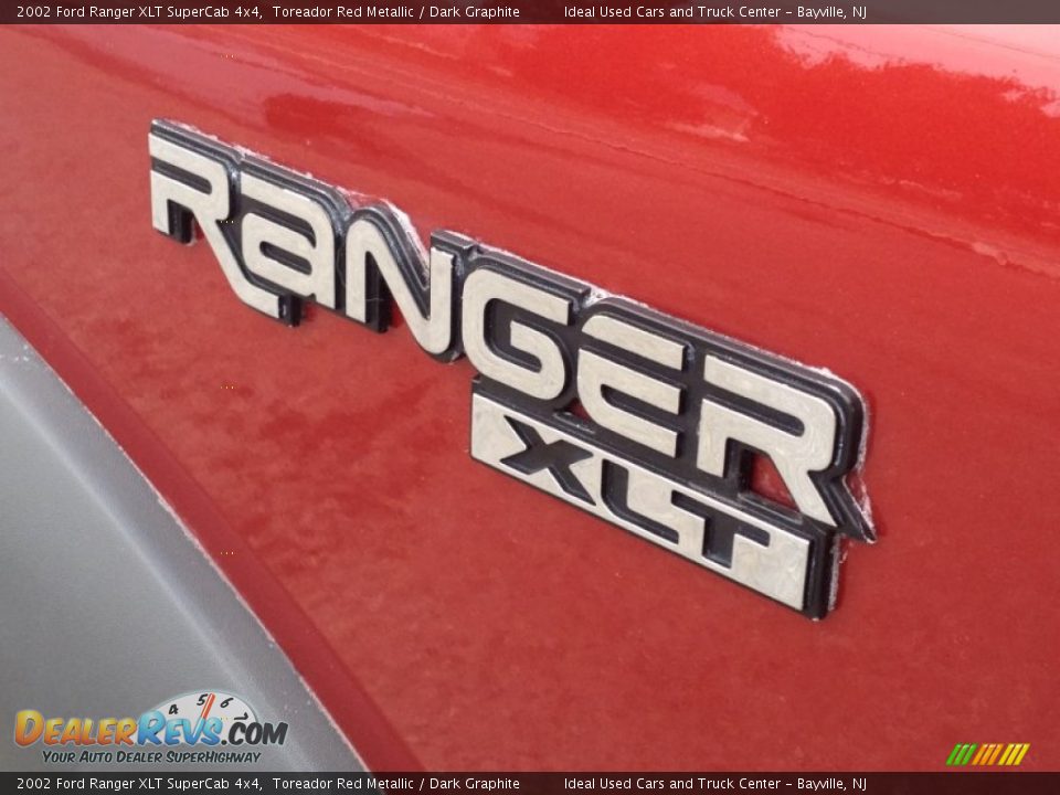 2002 Ford Ranger XLT SuperCab 4x4 Toreador Red Metallic / Dark Graphite Photo #4