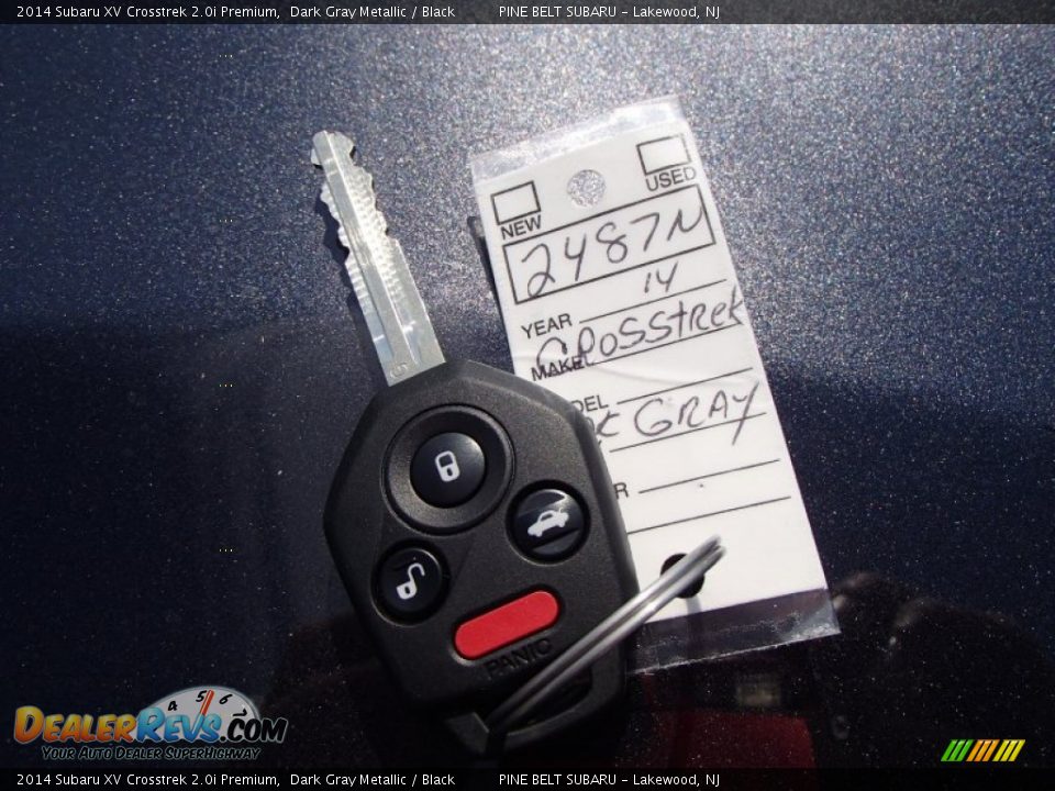 2014 Subaru XV Crosstrek 2.0i Premium Dark Gray Metallic / Black Photo #10
