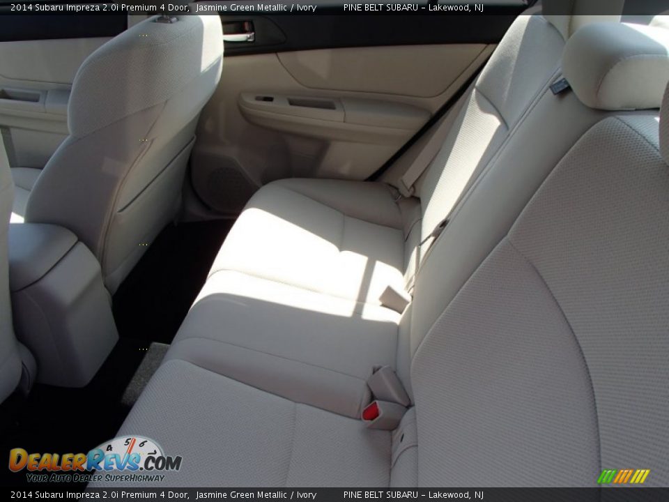 2014 Subaru Impreza 2.0i Premium 4 Door Jasmine Green Metallic / Ivory Photo #4